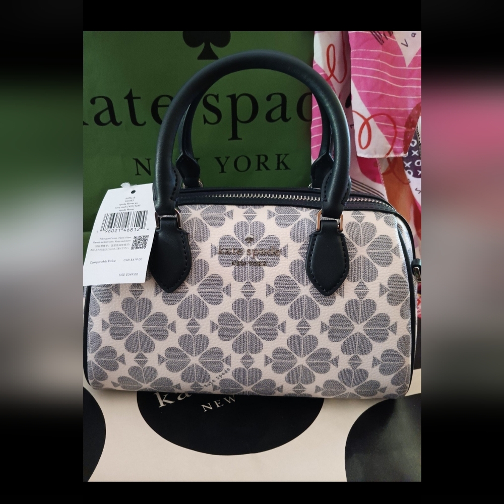 NEW! Kate Spade Flower Dolly Duffle Crossbody